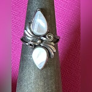 Moonstone and Sterling Silver ring